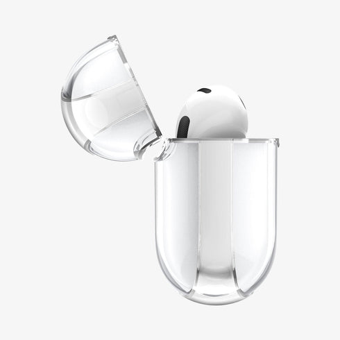 ACS05481 - Apple AirPods Pro 2 Case Ultra Hybrid in crystal clear showing the front